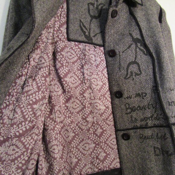 Design Maison Derhy, Paris, Wool Jacket, Ladies Medium - Picture 6 of 9
